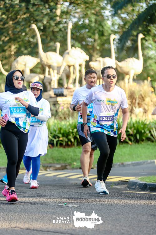 Race photo from Taman Budaya x BOGORUN 2025