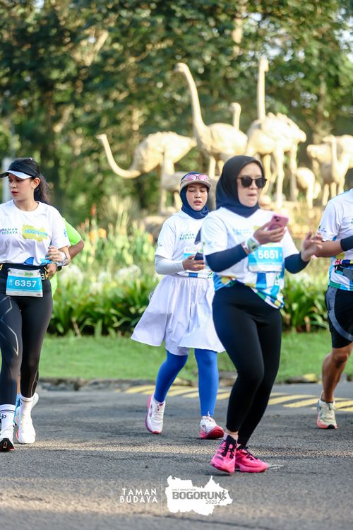 Race photo from Taman Budaya x BOGORUN 2025