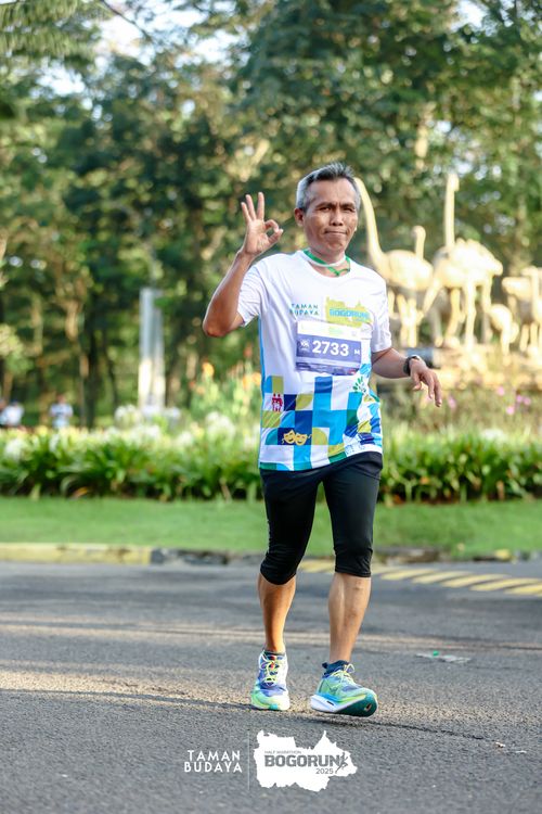 Race photo from Taman Budaya x BOGORUN 2025