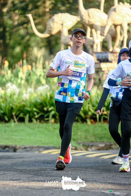 Race photo from Taman Budaya x BOGORUN 2025