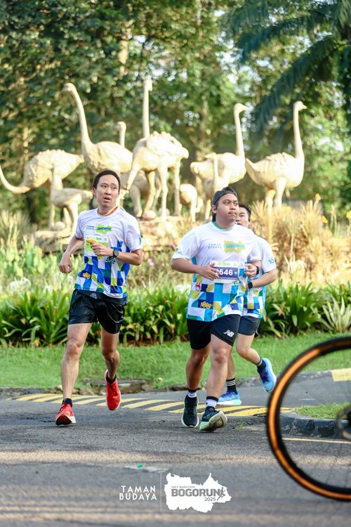 Race photo from Taman Budaya x BOGORUN 2025