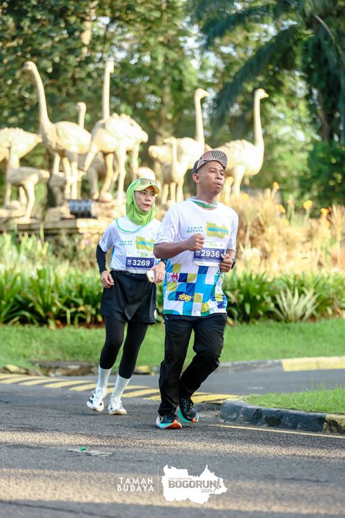 Race photo from Taman Budaya x BOGORUN 2025