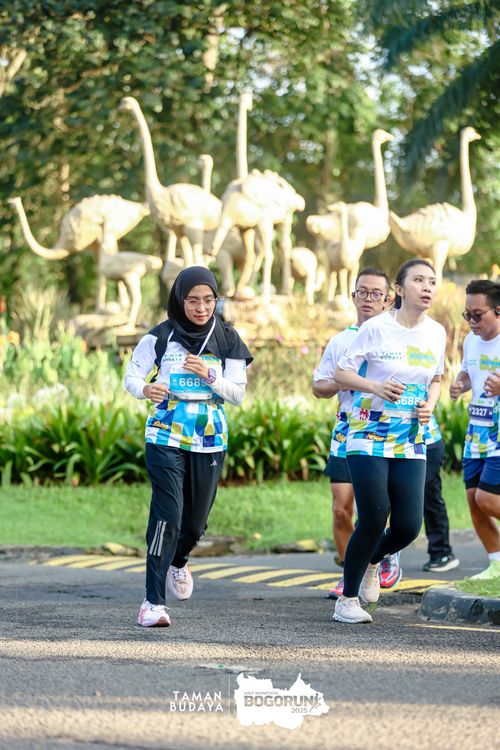 Race photo from Taman Budaya x BOGORUN 2025