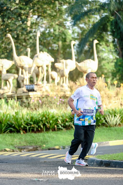 Race photo from Taman Budaya x BOGORUN 2025