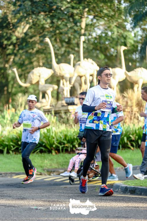 Race photo from Taman Budaya x BOGORUN 2025