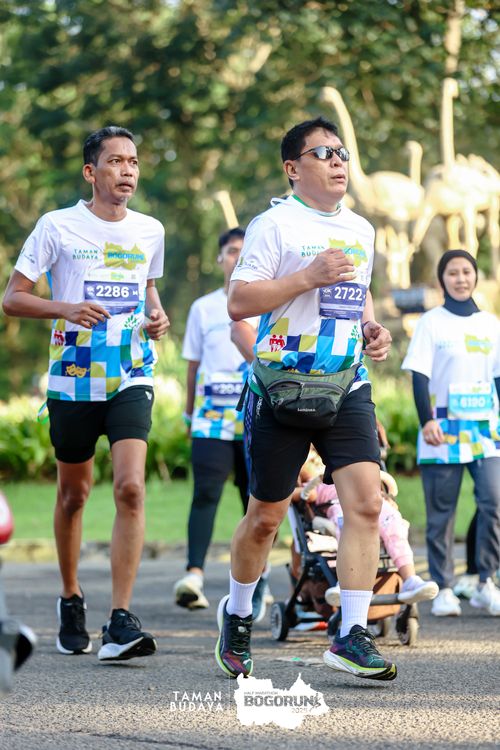 Race photo from Taman Budaya x BOGORUN 2025