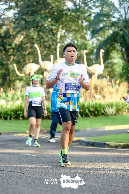 Race photo from Taman Budaya x BOGORUN 2025