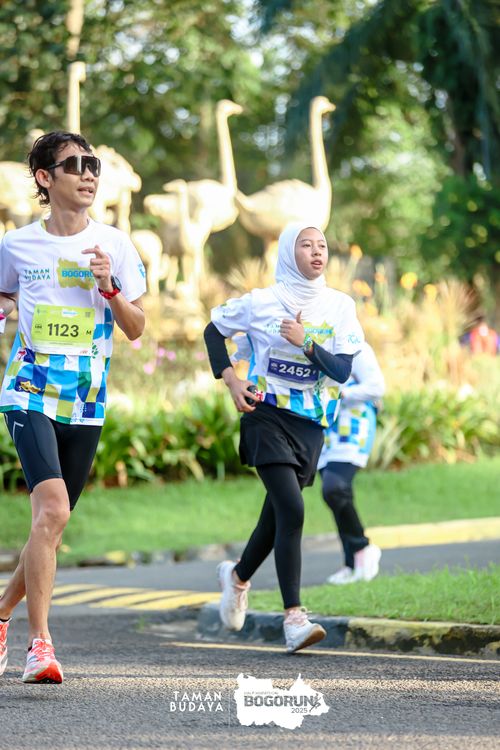 Race photo from Taman Budaya x BOGORUN 2025