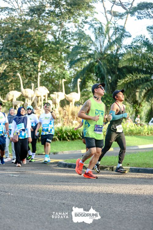 Race photo from Taman Budaya x BOGORUN 2025