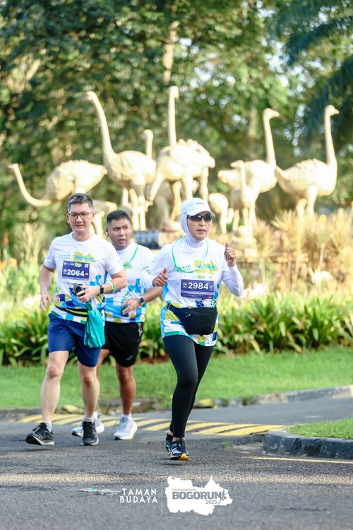 Race photo from Taman Budaya x BOGORUN 2025