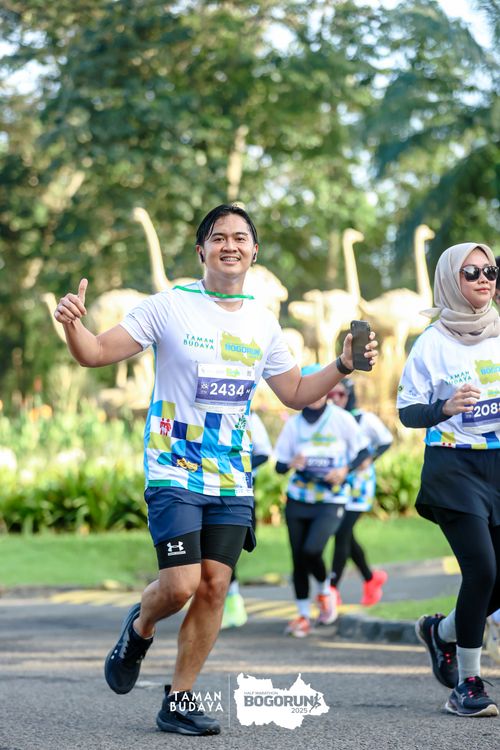 Race photo from Taman Budaya x BOGORUN 2025