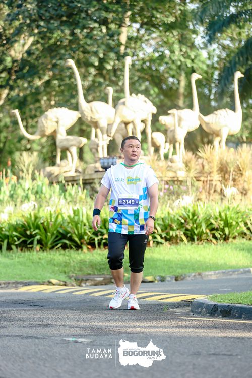Race photo from Taman Budaya x BOGORUN 2025
