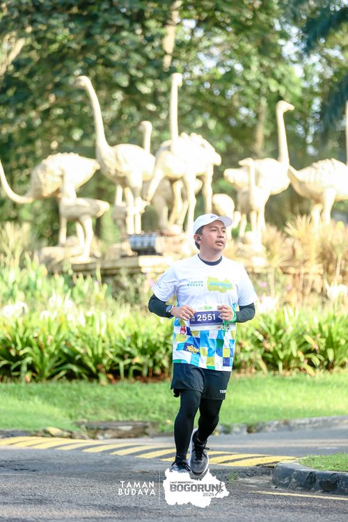 Race photo from Taman Budaya x BOGORUN 2025