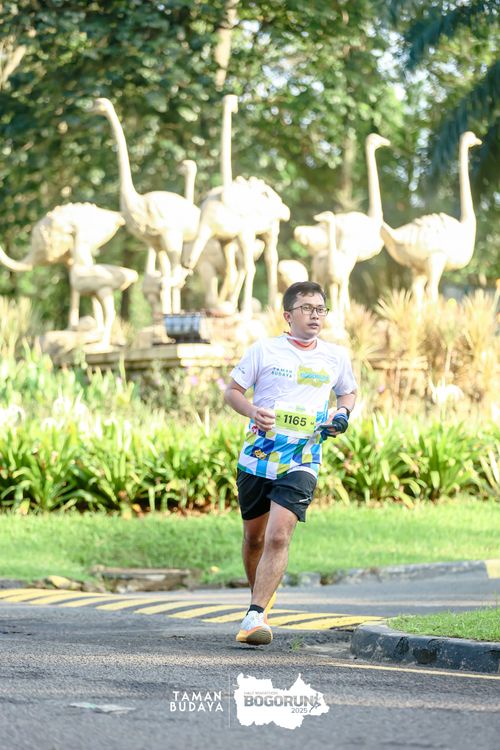 Race photo from Taman Budaya x BOGORUN 2025