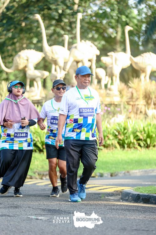 Race photo from Taman Budaya x BOGORUN 2025