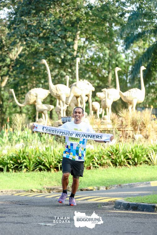 Race photo from Taman Budaya x BOGORUN 2025