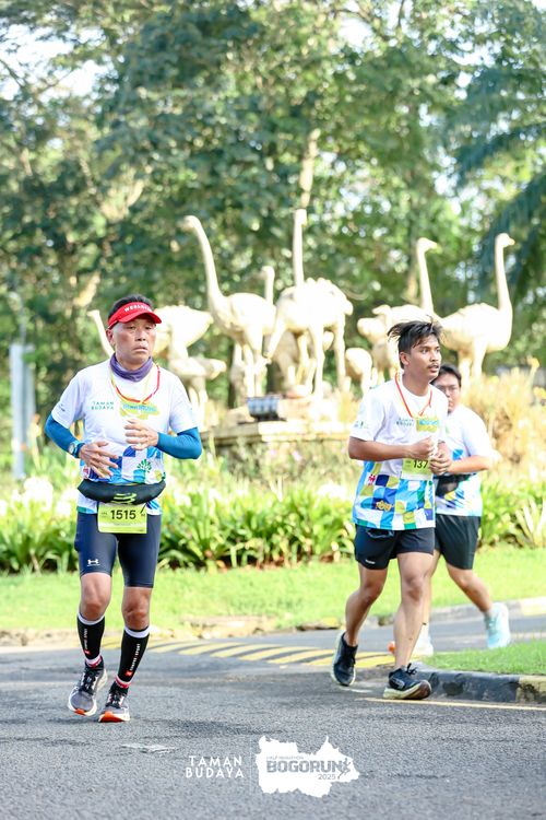 Race photo from Taman Budaya x BOGORUN 2025