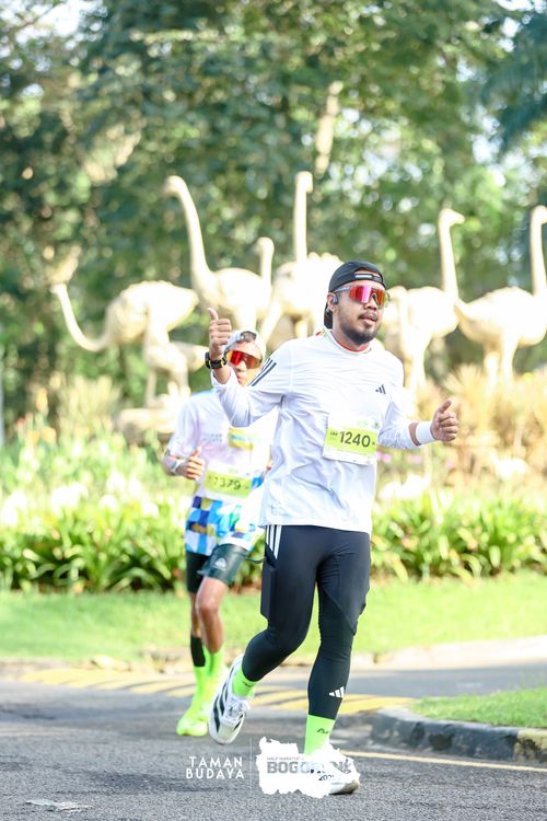 Race photo from Taman Budaya x BOGORUN 2025