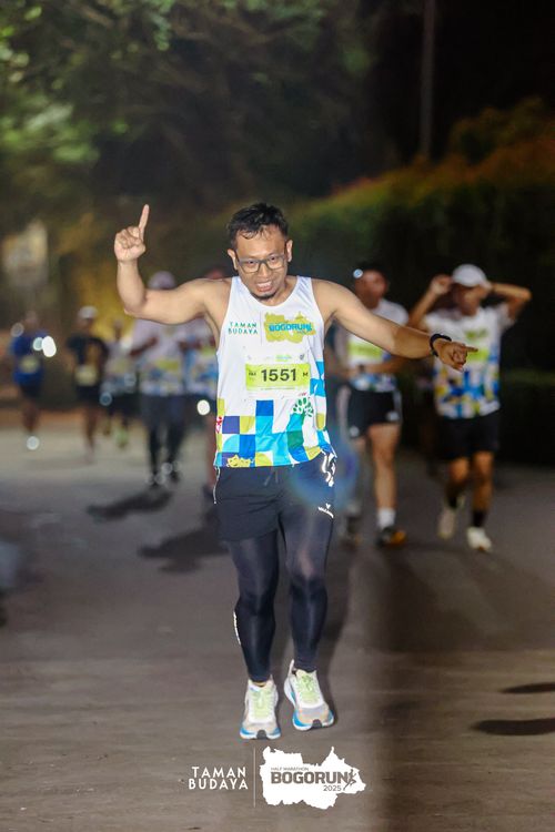 Race photo from Taman Budaya x BOGORUN 2025