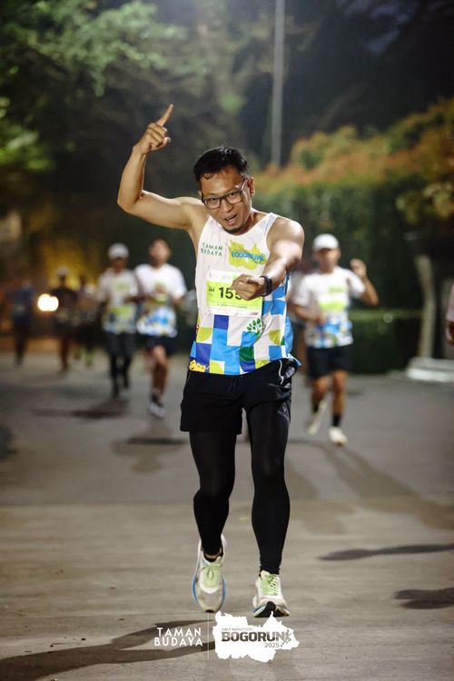 Race photo from Taman Budaya x BOGORUN 2025