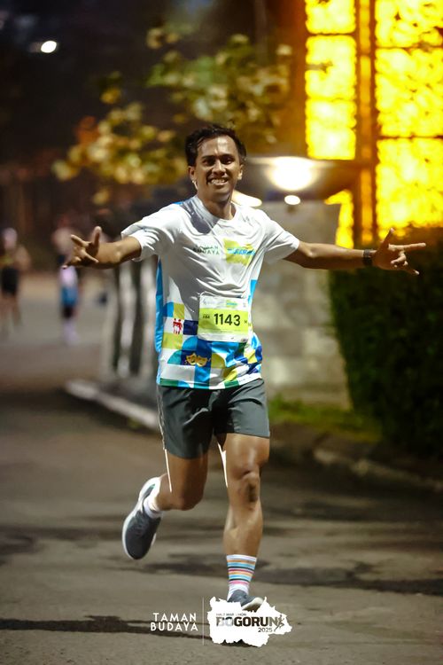 Race photo from Taman Budaya x BOGORUN 2025