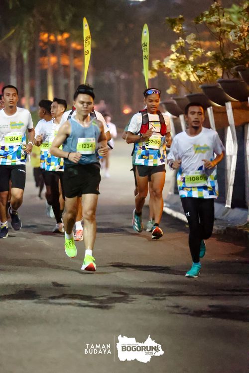 Race photo from Taman Budaya x BOGORUN 2025