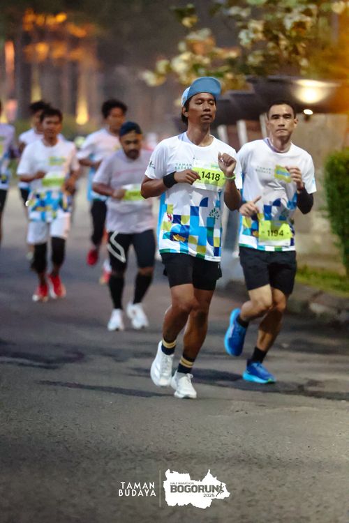 Race photo from Taman Budaya x BOGORUN 2025