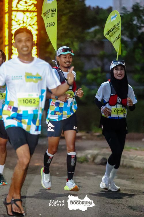 Race photo from Taman Budaya x BOGORUN 2025