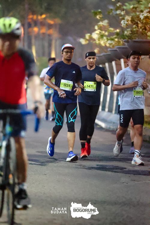 Race photo from Taman Budaya x BOGORUN 2025