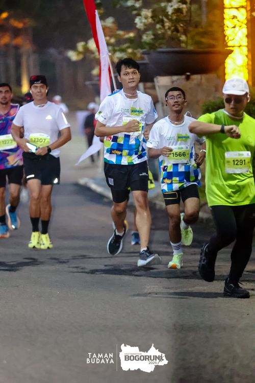 Race photo from Taman Budaya x BOGORUN 2025