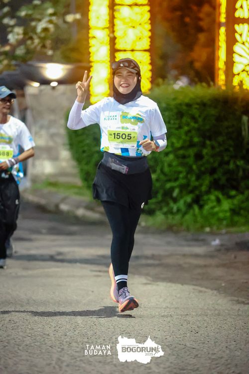 Race photo from Taman Budaya x BOGORUN 2025