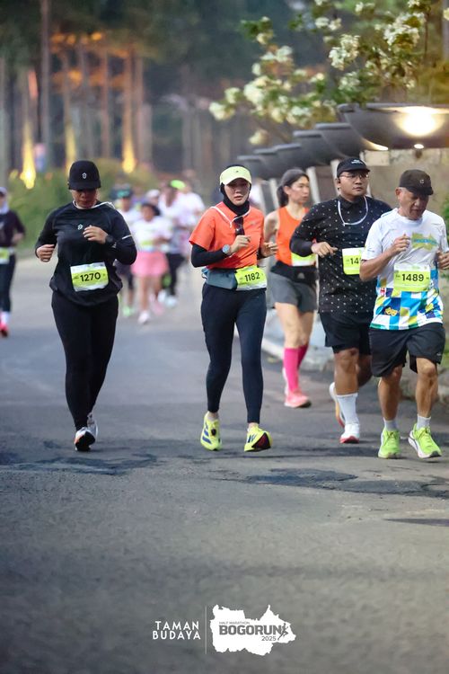 Race photo from Taman Budaya x BOGORUN 2025