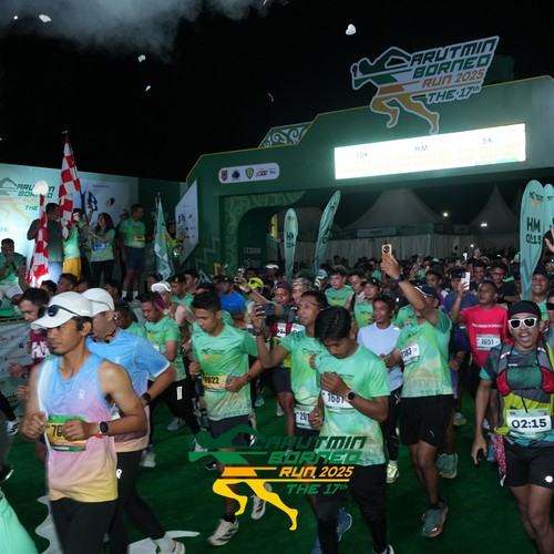 Race photo from ARUTMIN BORNEO RUN 2025