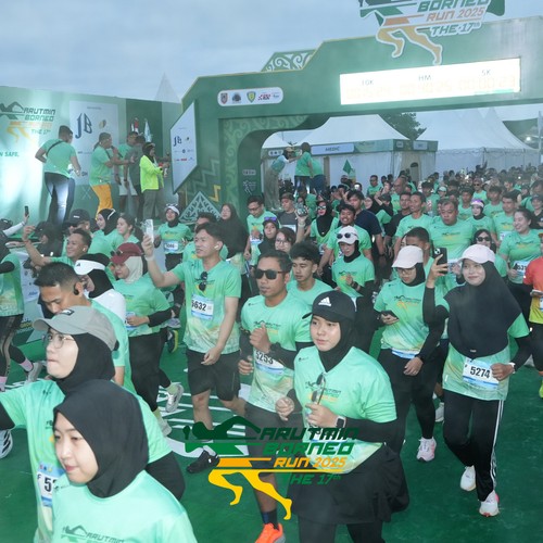 Race photo from ARUTMIN BORNEO RUN 2025