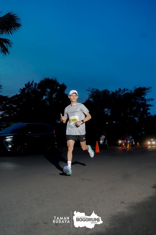 Race photo from Taman Budaya x BOGORUN 2025