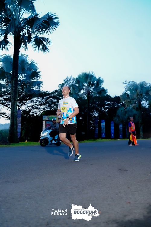 Race photo from Taman Budaya x BOGORUN 2025
