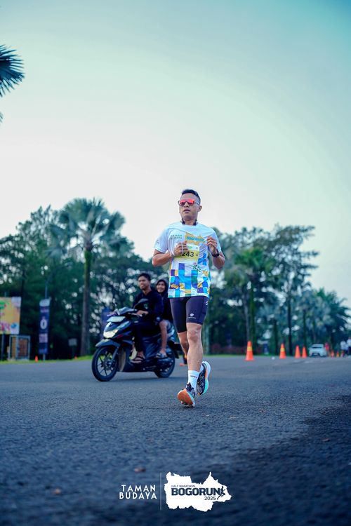 Race photo from Taman Budaya x BOGORUN 2025