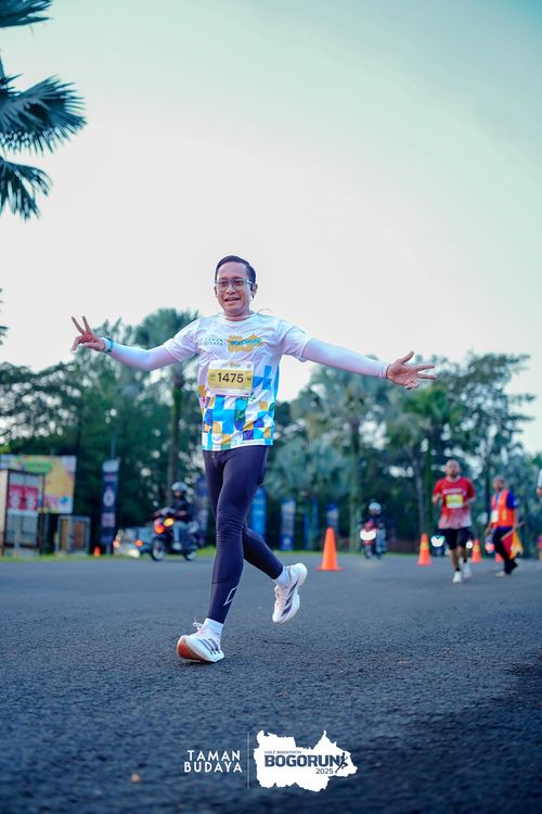 Race photo from Taman Budaya x BOGORUN 2025