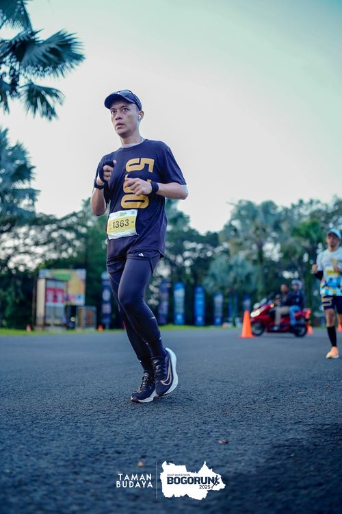 Race photo from Taman Budaya x BOGORUN 2025