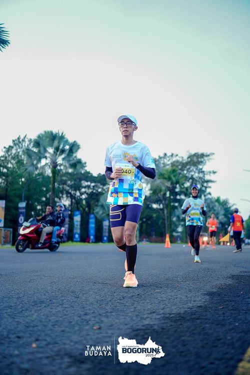 Race photo from Taman Budaya x BOGORUN 2025