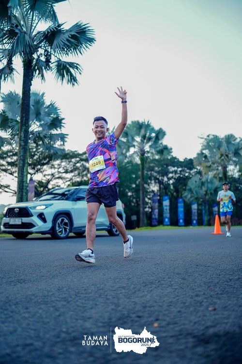 Race photo from Taman Budaya x BOGORUN 2025