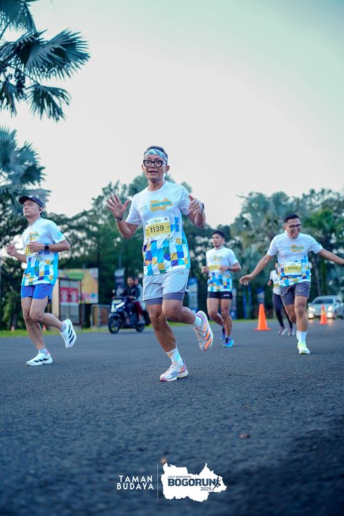 Race photo from Taman Budaya x BOGORUN 2025