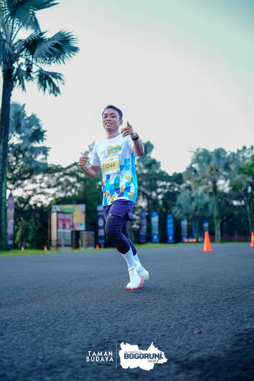 Race photo from Taman Budaya x BOGORUN 2025