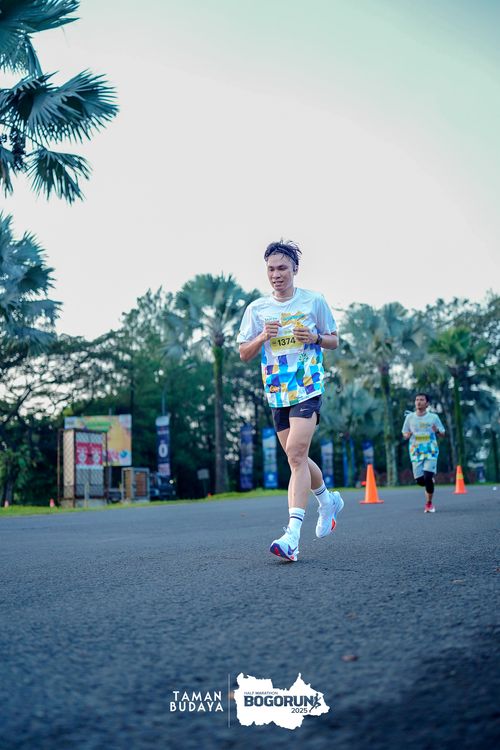Race photo from Taman Budaya x BOGORUN 2025