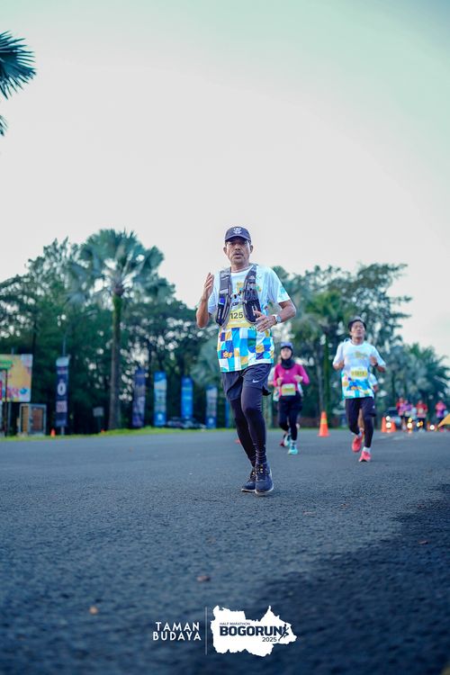 Race photo from Taman Budaya x BOGORUN 2025