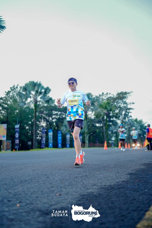 Race photo from Taman Budaya x BOGORUN 2025