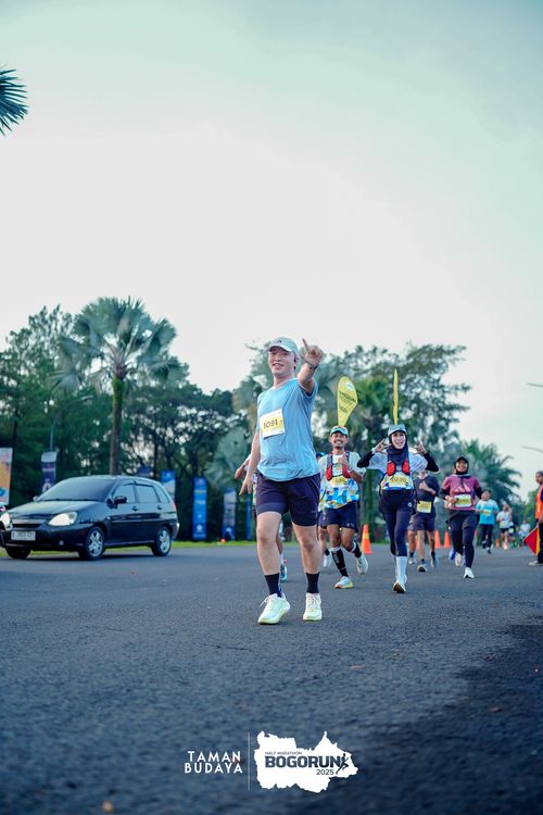 Race photo from Taman Budaya x BOGORUN 2025