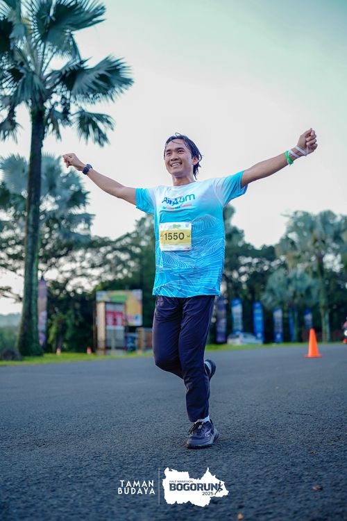 Race photo from Taman Budaya x BOGORUN 2025