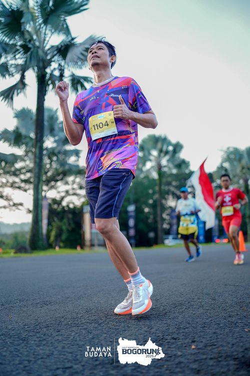 Race photo from Taman Budaya x BOGORUN 2025