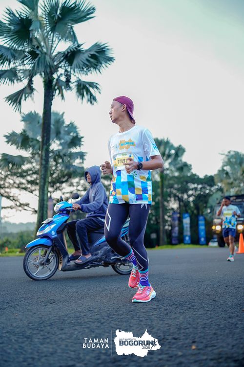 Race photo from Taman Budaya x BOGORUN 2025